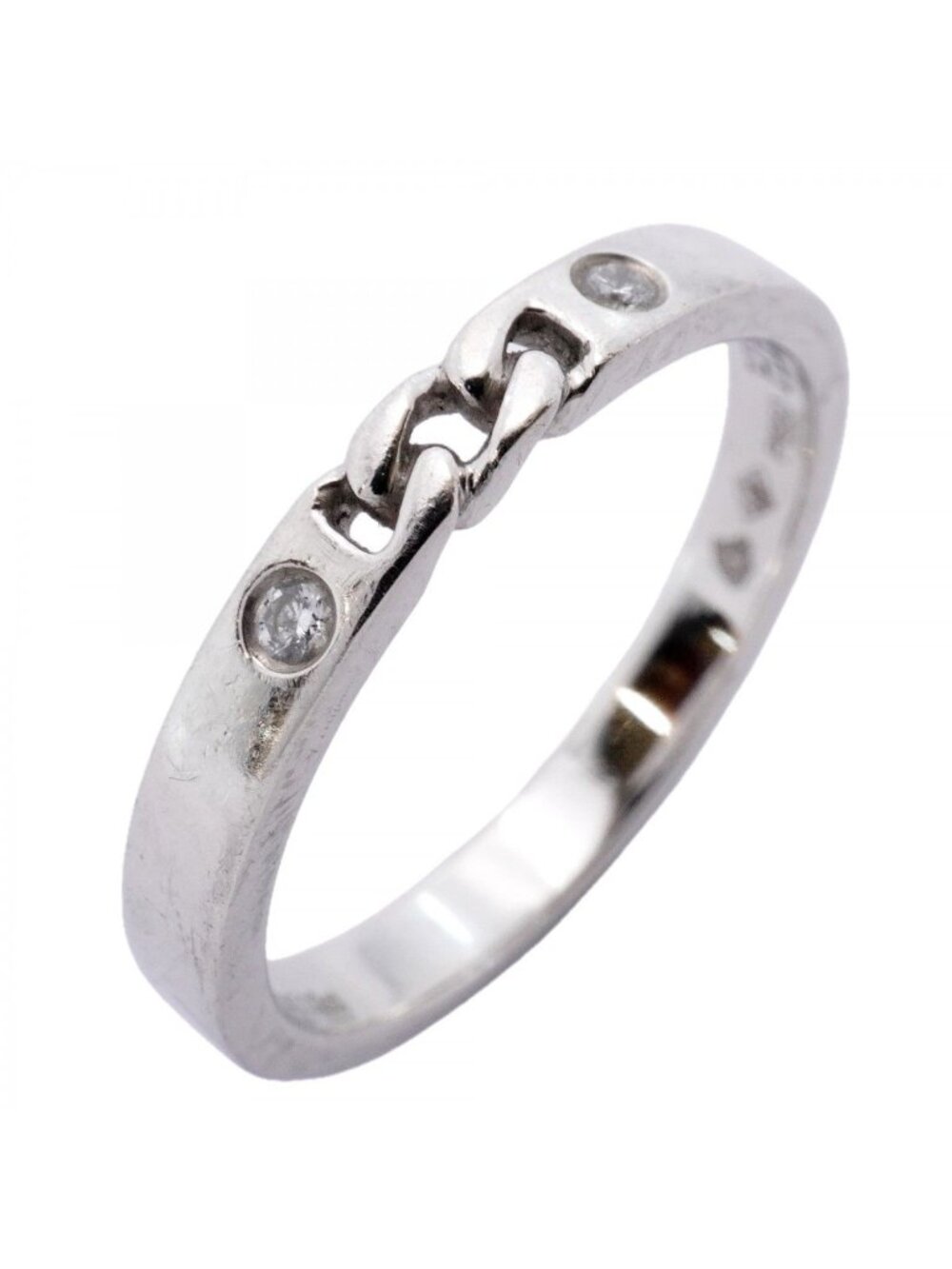 Hermes Ring Series Platinum Diamond